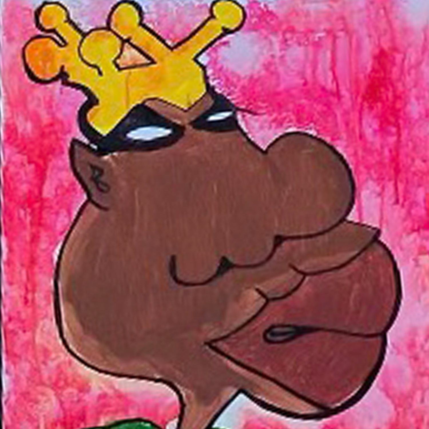 king graffiti digital artwork